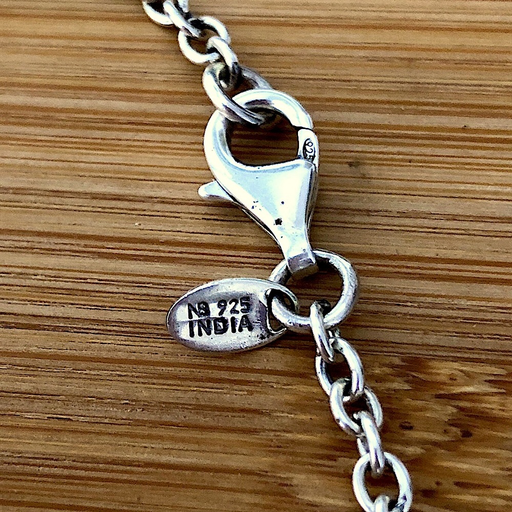 $58 Nicky Butler Estate Chain Sterling 24" 12.2 Grams Marked NB 925 INDIA - Picture 2 of 5